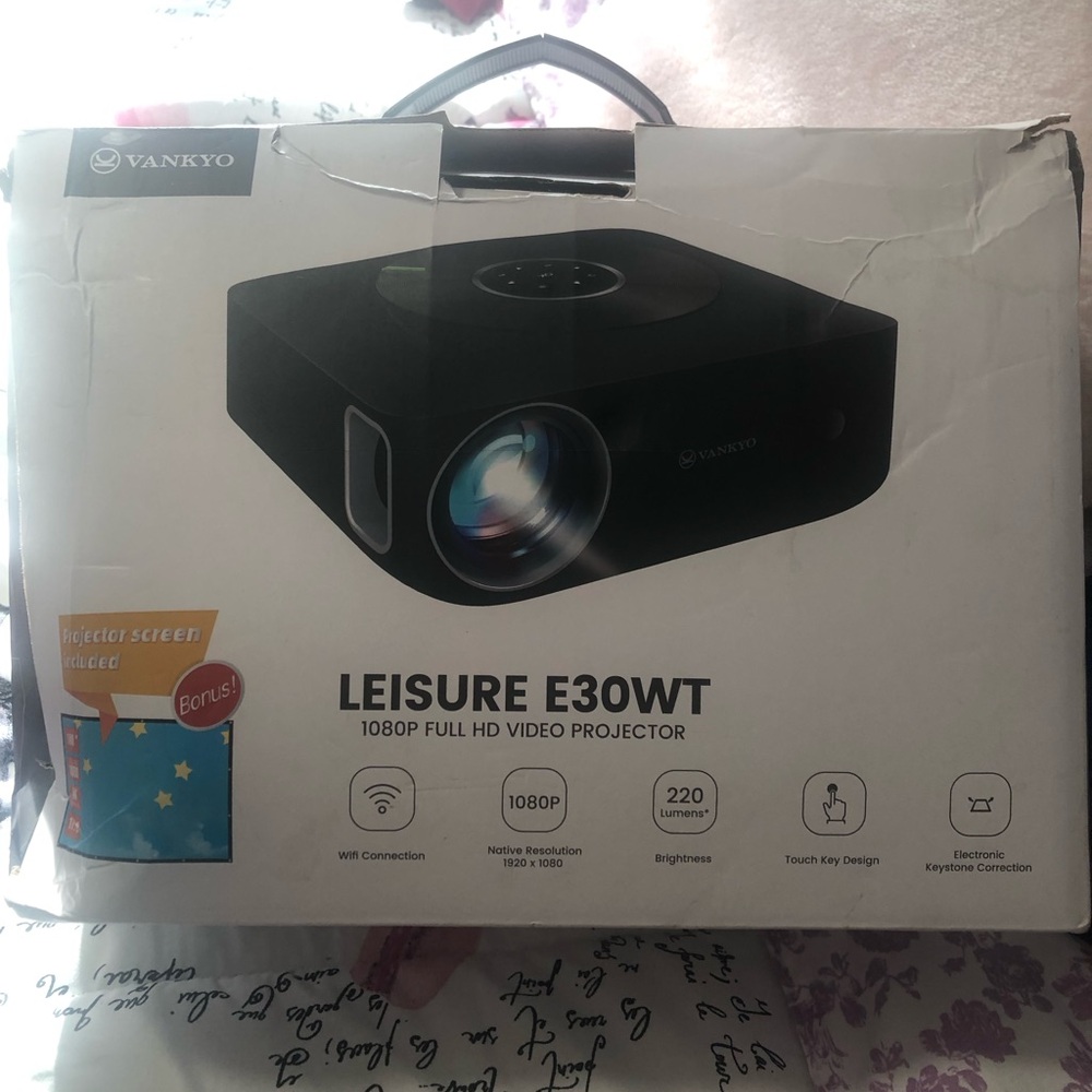 Leisure E30WT Black Projector